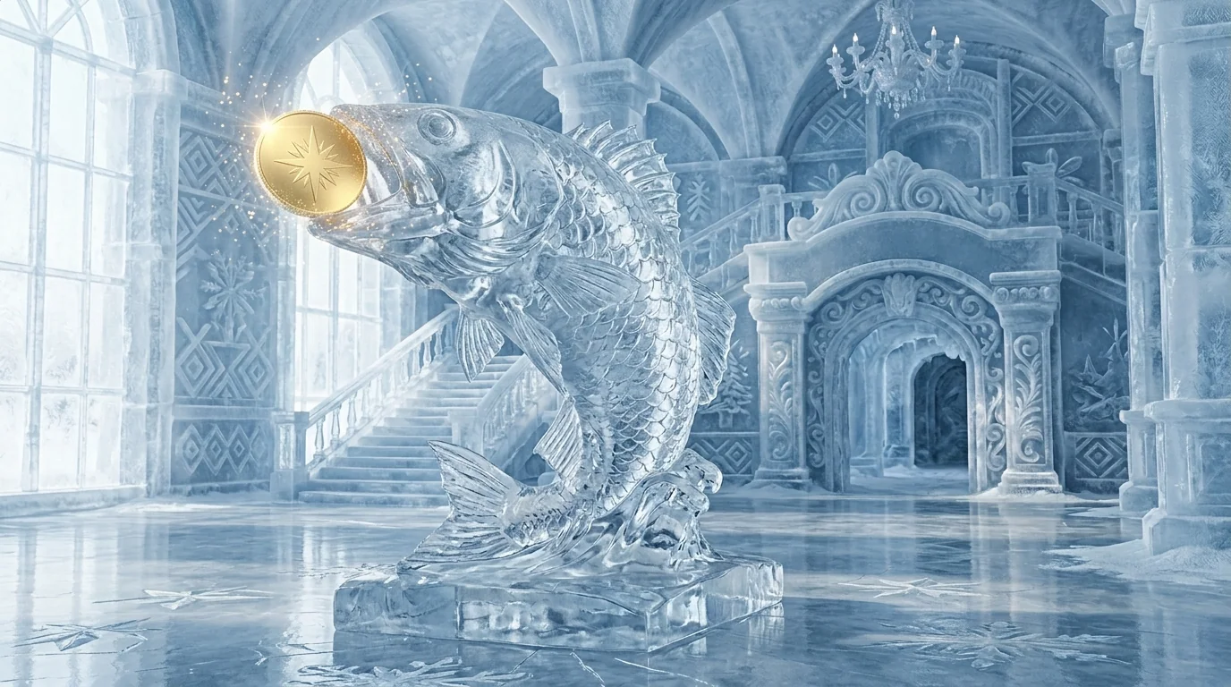 Arctic themed digital interface for mobile play